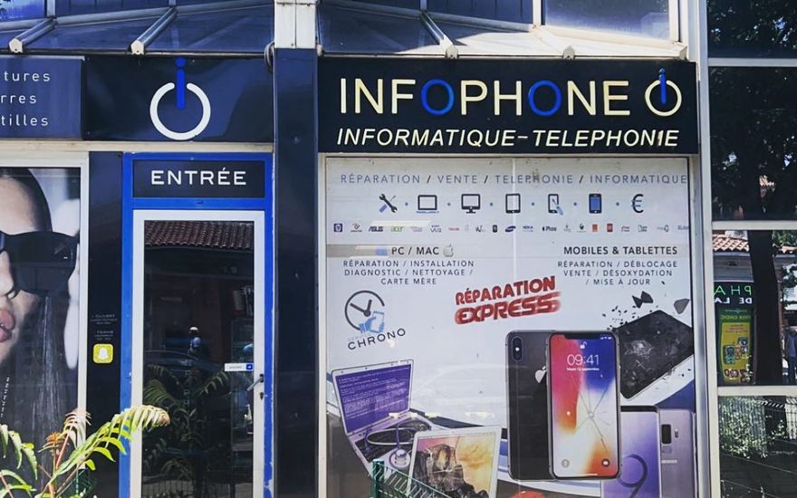 Devanture de la boutique Infophone